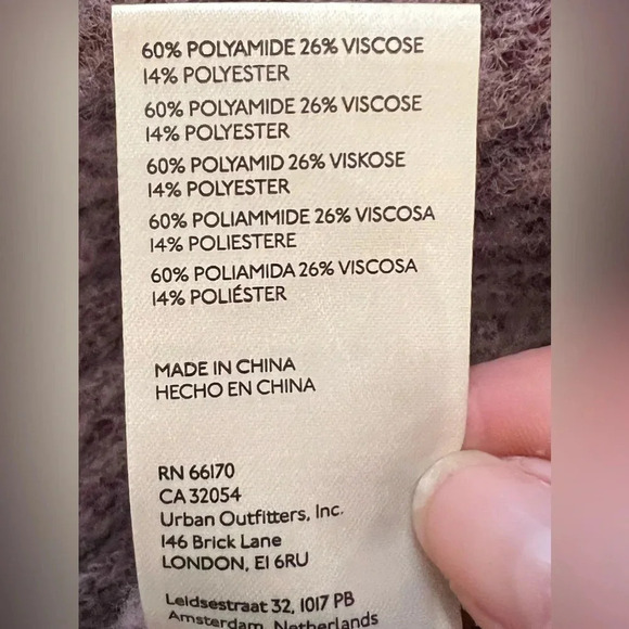 NWT Free People Claude Mini Sweater Dress Size Large Brandy Wine Sleeveless Knit - Picture 8 of 11